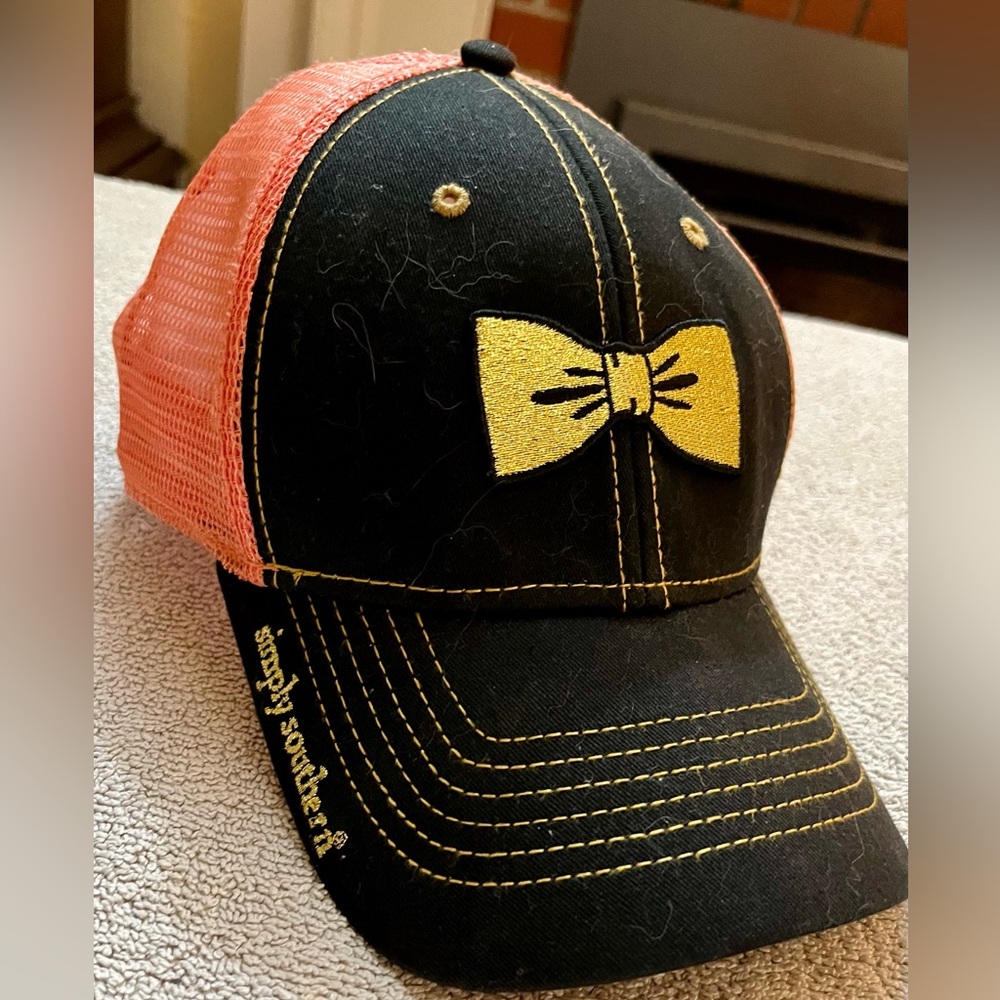 Hot‎ Pink Trucker Cap Bow Decal Simply Southern